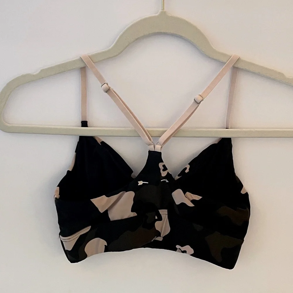 The Upside Sports Bra Camouflage Blush Ballet Bra Athleisure Sport Beach